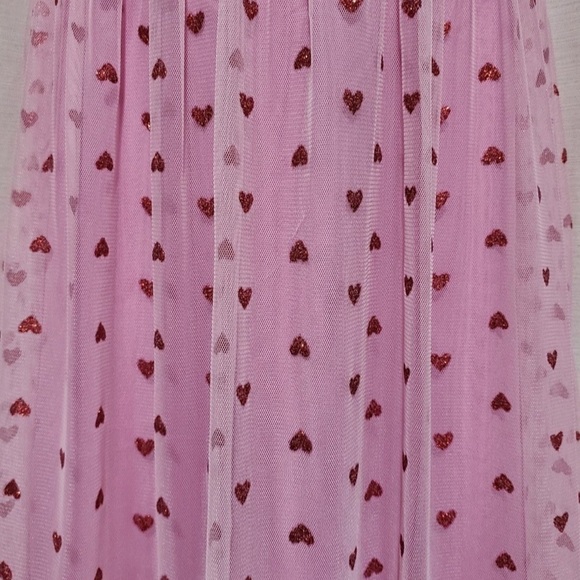 Betsey Johnson Pink Heart Midi Dress - Picture 6 of 8